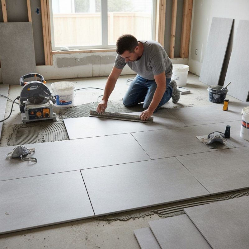 Cement Floor Installation detail