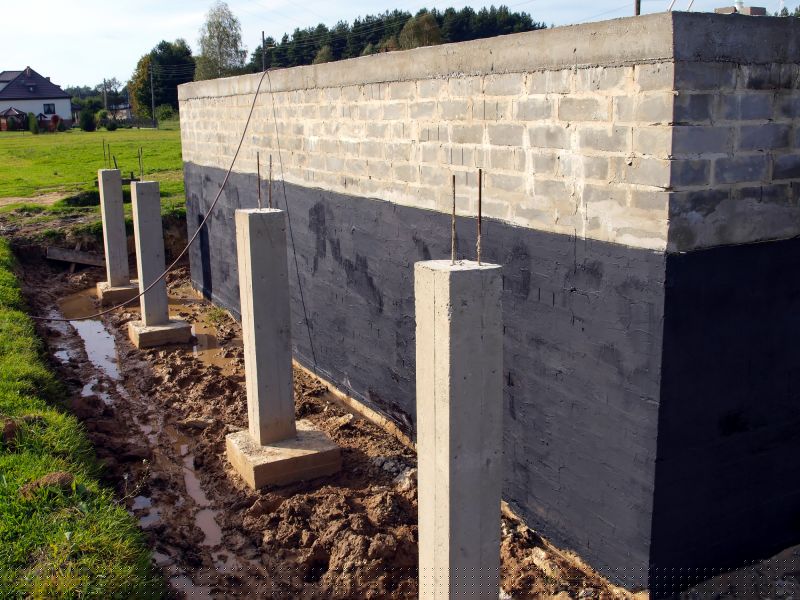 Wall Foundation Construction